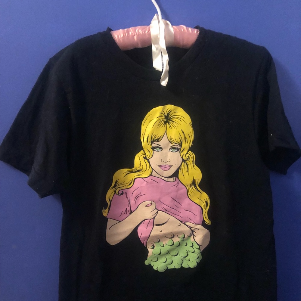 Vintage retro girl T-shirt
